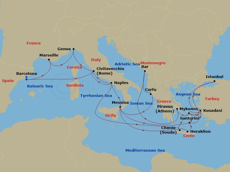 Cruise Map
