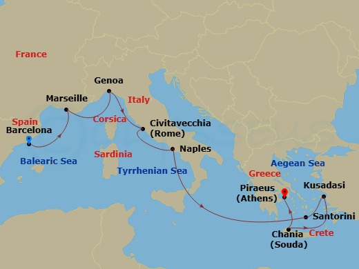 Cruise Map