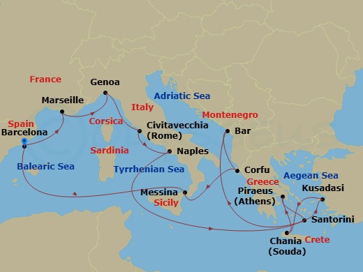 Cruise Map