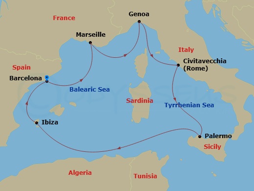 Cruise Map