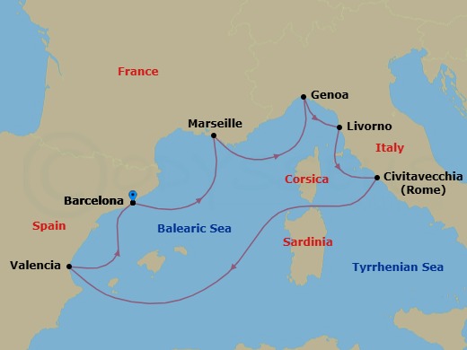 Cruise Map