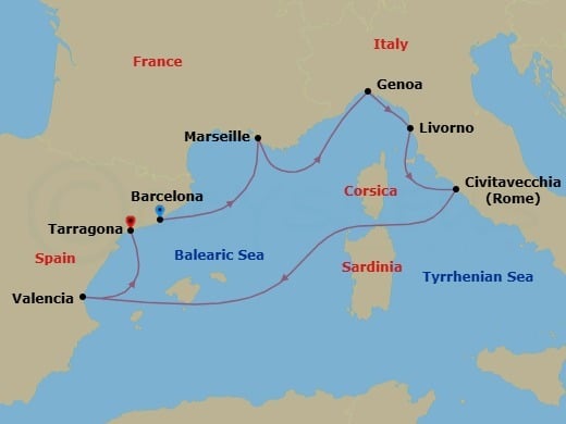 Cruise Map