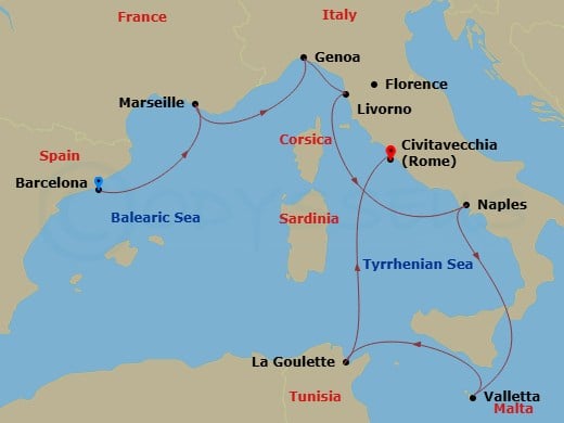 Cruise Map