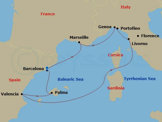 Cruise Map