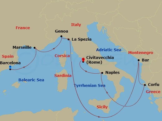 Cruise Map
