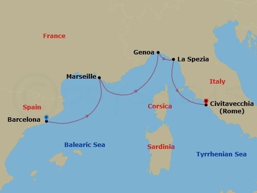 Cruise Map