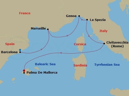 Cruise Map