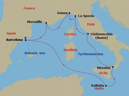 Cruise Map