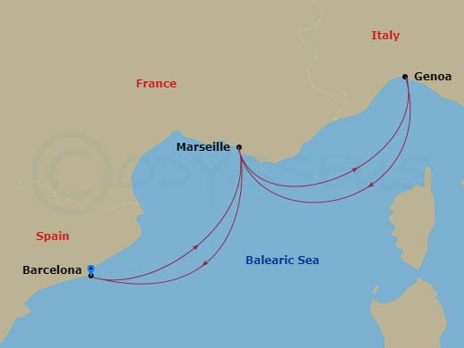 Cruise Map