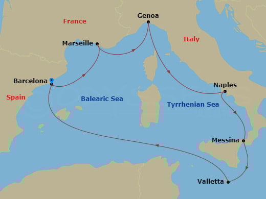 Cruise Map