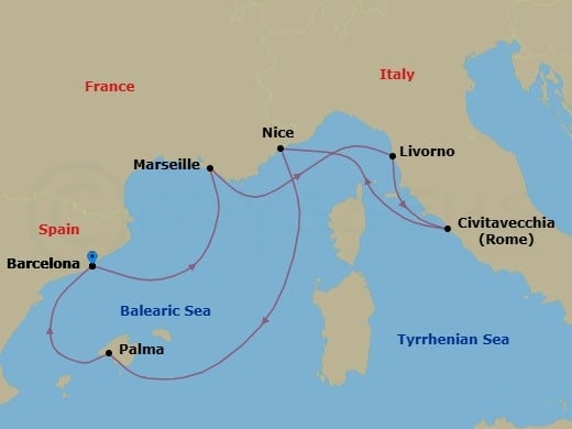 Cruise Map