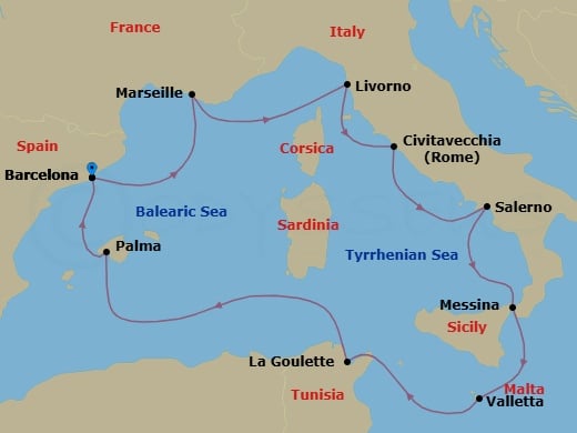 Cruise Map