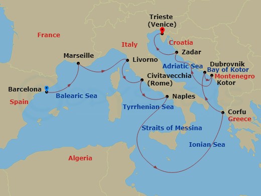 Cruise Map