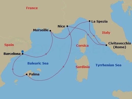 Cruise Map