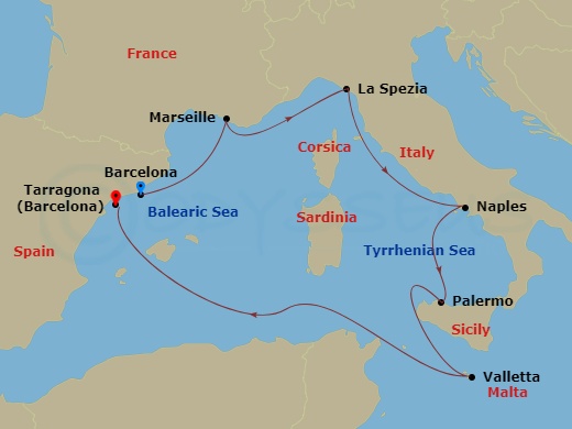 Cruise Map