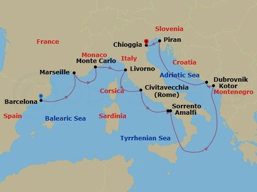 Cruise Map
