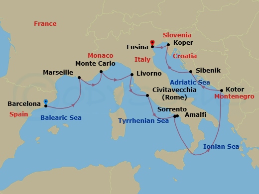 Cruise Map