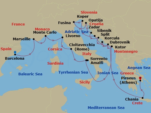 Cruise Map