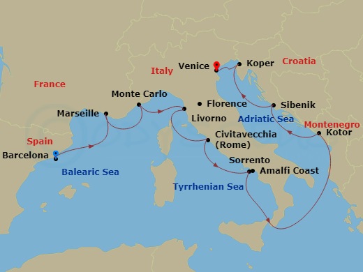 Cruise Map