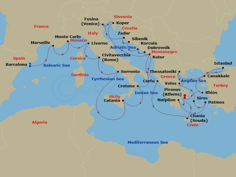 Cruise Map