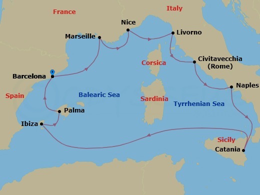Cruise Map