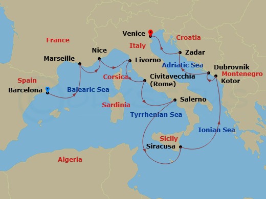 Cruise Map