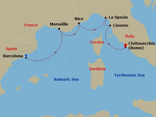Cruise Map