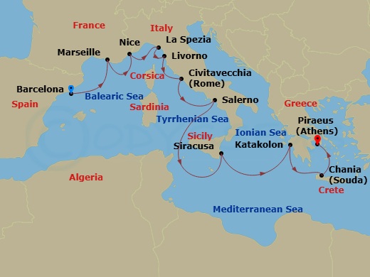 Cruise Map