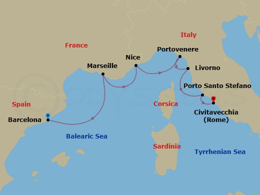 Cruise Map