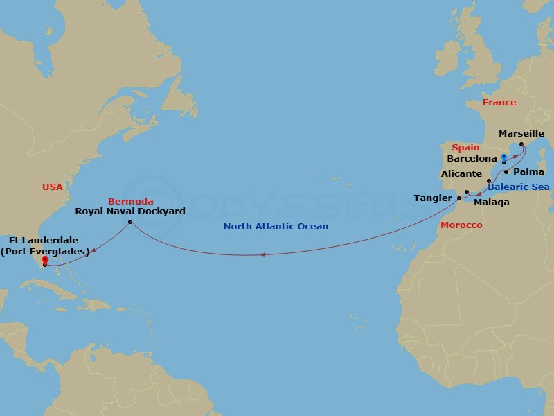 Cruise Map