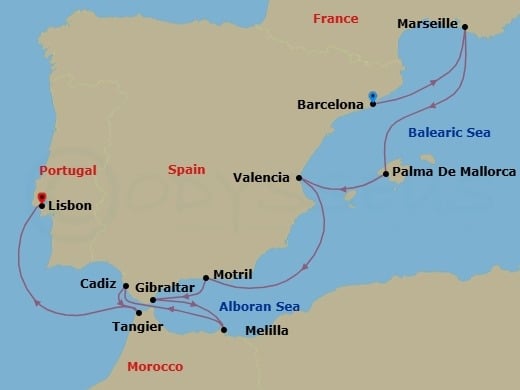 Cruise Map
