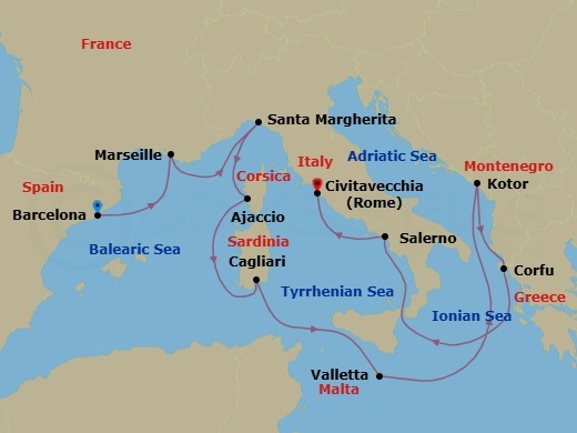 Cruise Map