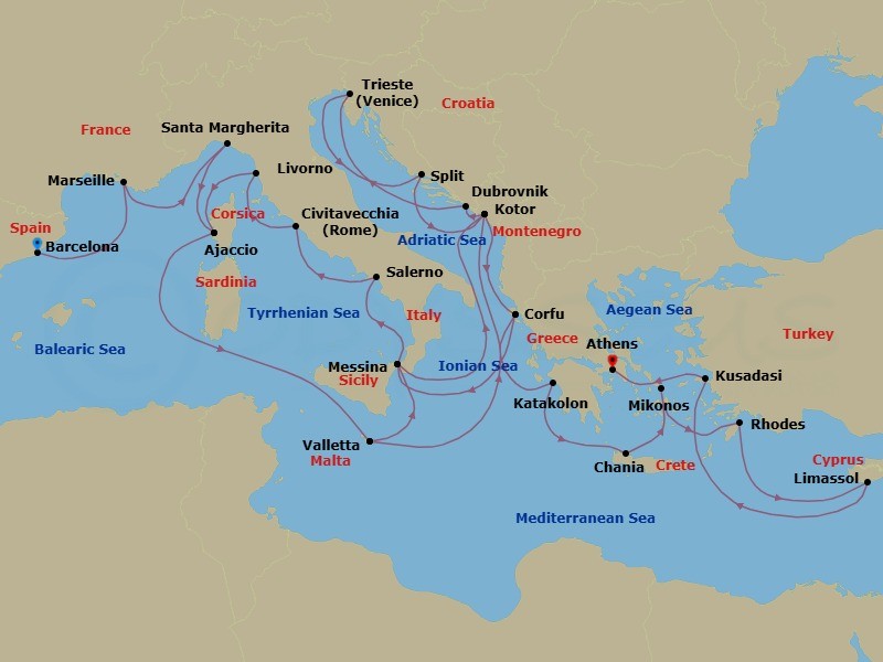 Cruise Map