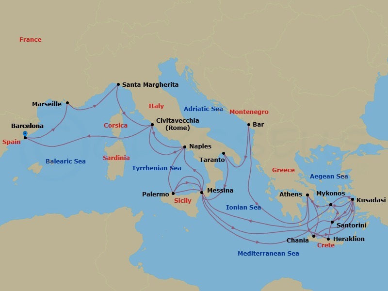 Cruise Map