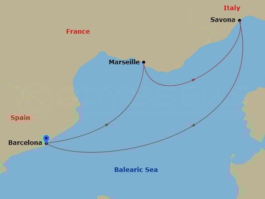 Cruise Map