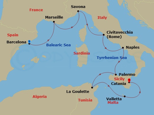 Cruise Map