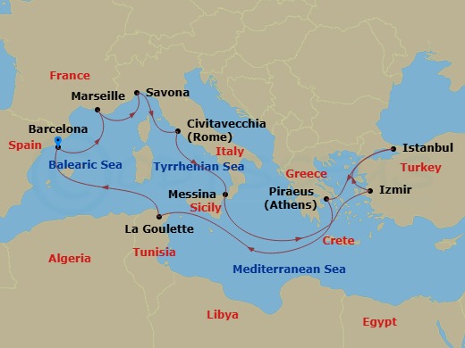 Cruise Map