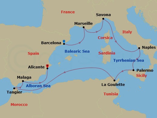 Cruise Map