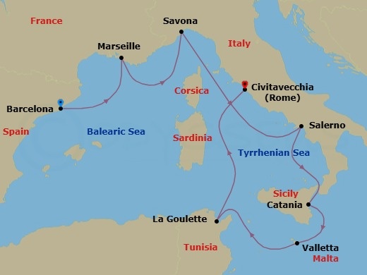 Cruise Map