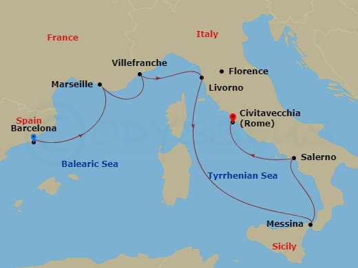 Cruise Map