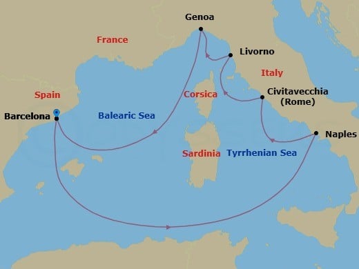 Cruise Map