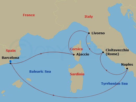 Cruise Map