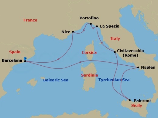 Cruise Map