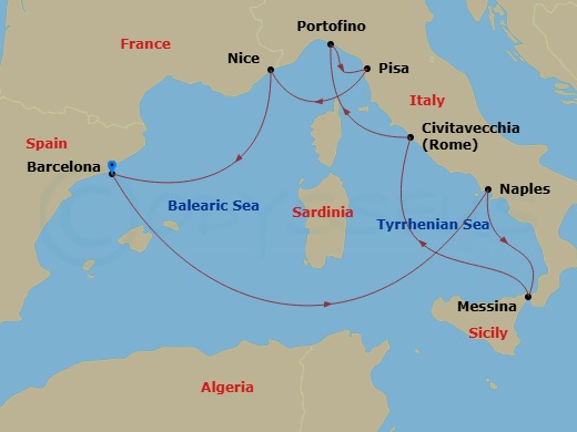 Cruise Map