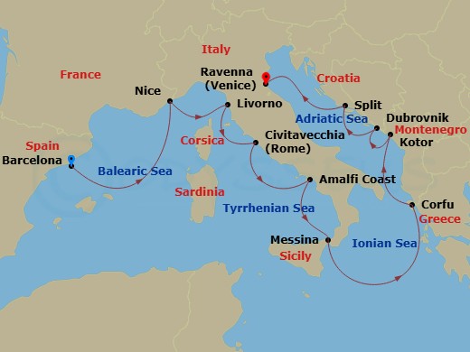 Cruise Map