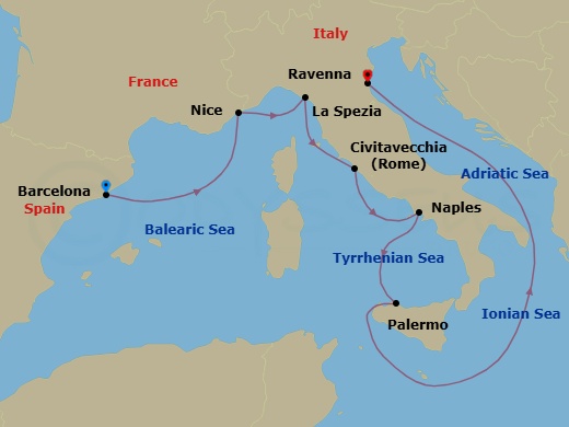 Cruise Map