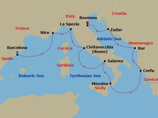 Cruise Map