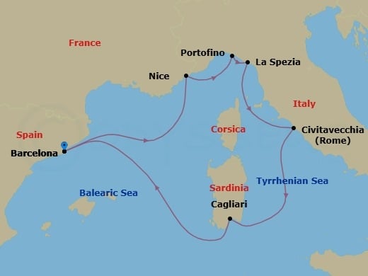 Cruise Map