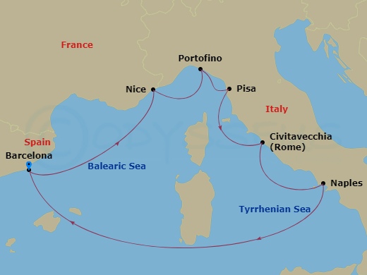 Cruise Map