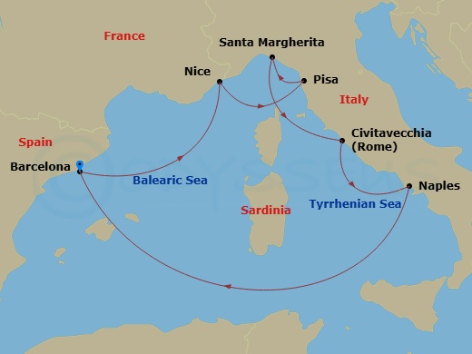 Cruise Map